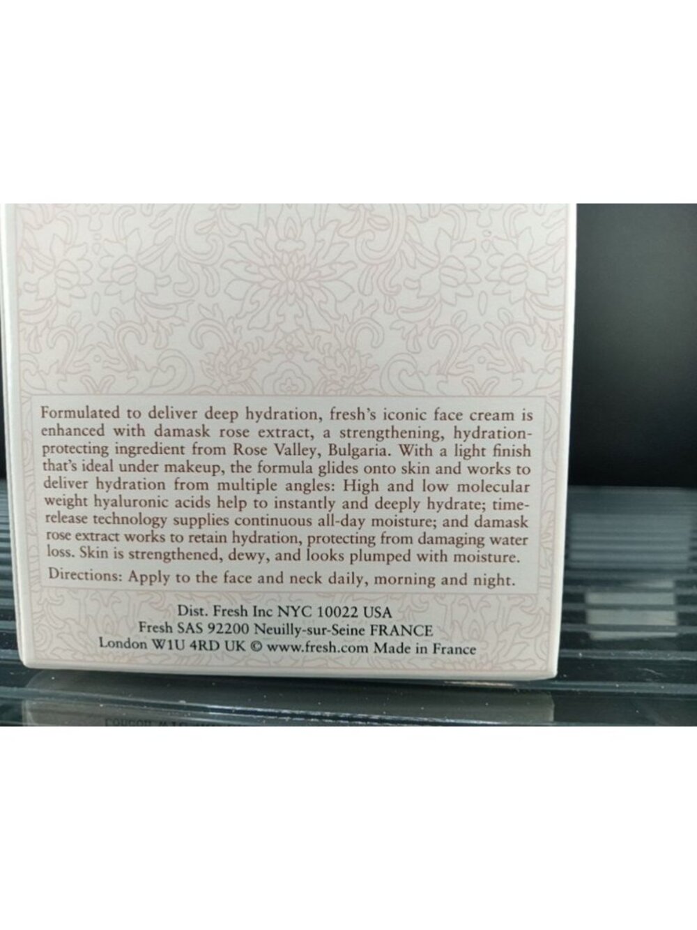 Fresh Rose Deep Hydration Face Cream Duo Hyaluronic Acid 50ml - Picture 6 of 6